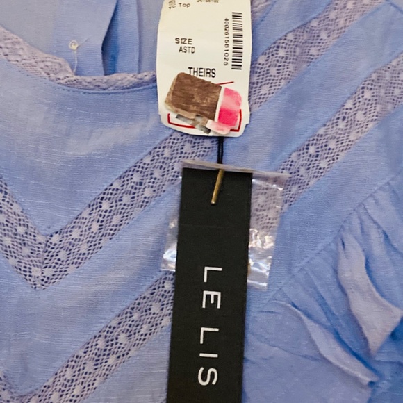 Ruffle Top Blouse sz L - Picture 4 of 8